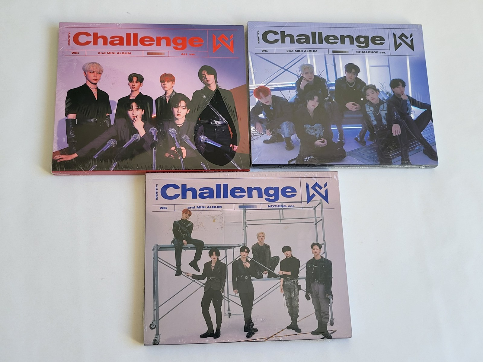 WEI [IDENTITY:CHALLENGE] 2nd Mini Album – ALL/Nothing/Challenge – Sealed