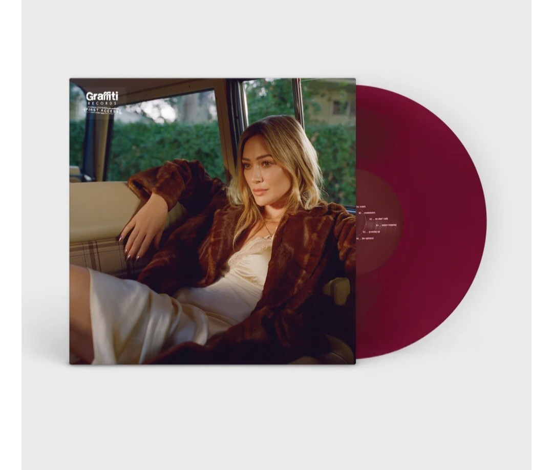 NEW! Hilary Duff – Luck … Or Something Translucent Cranberry Red Vinyl Record
