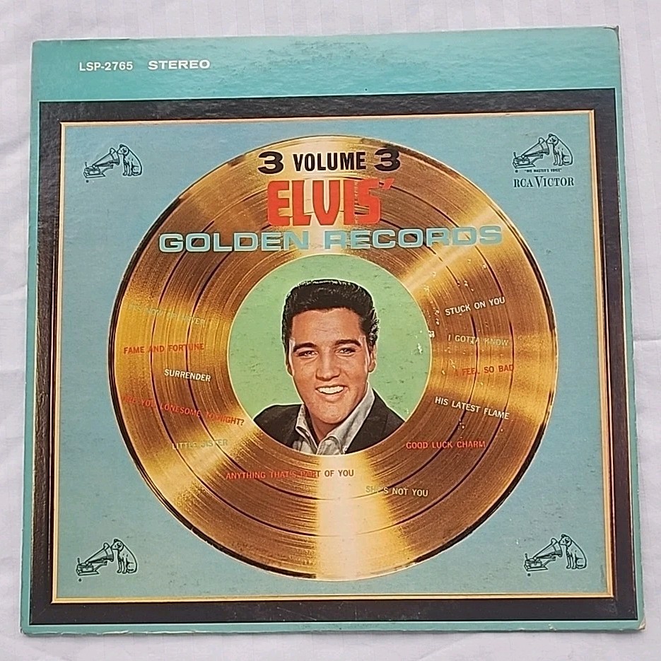 ELVIS PRESLEY LP Stereo Golden Records Volume 3 LSP-2765