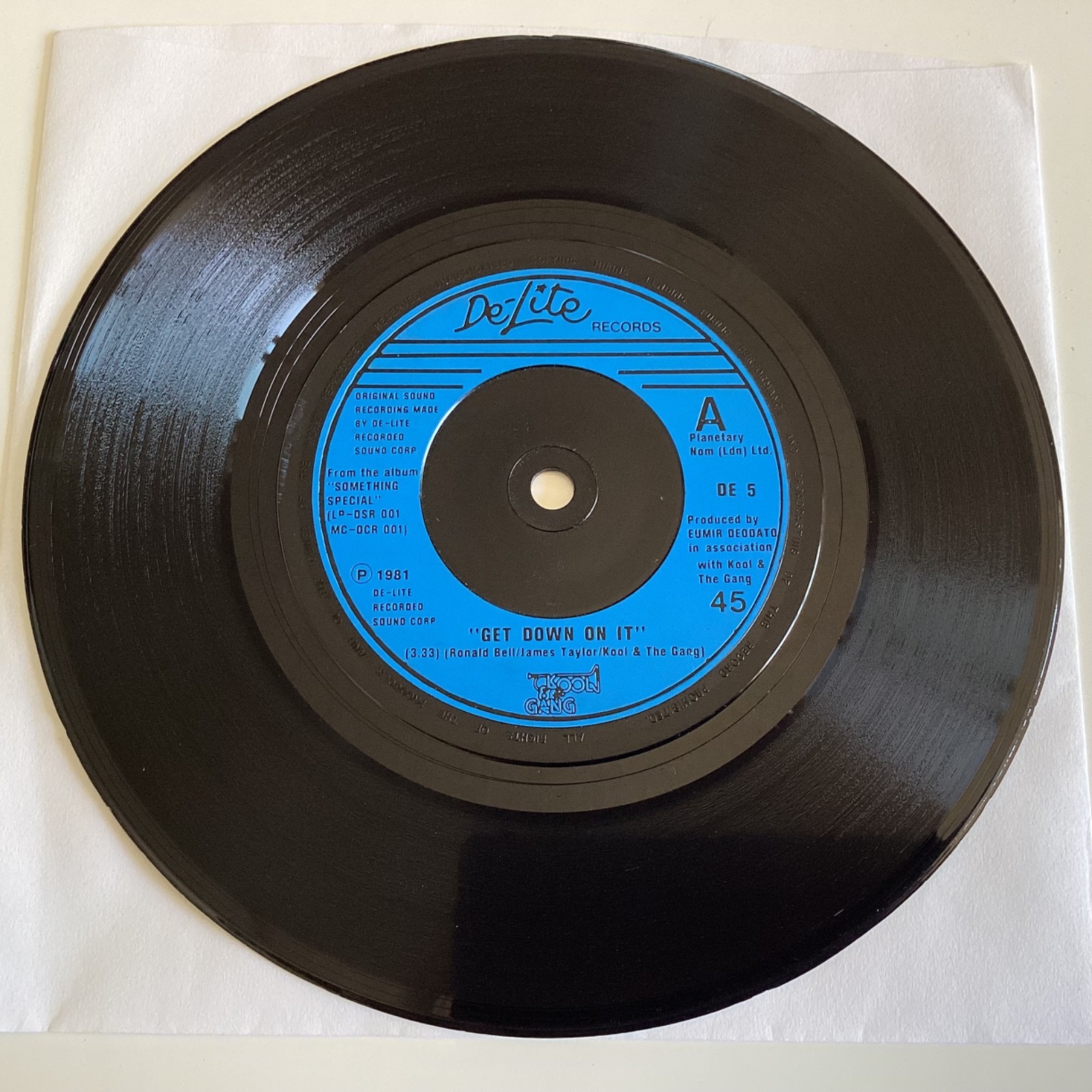 Kool & the gang, summer madness, get down on it 7” 45 VINYL SINGLE soul funk (v
