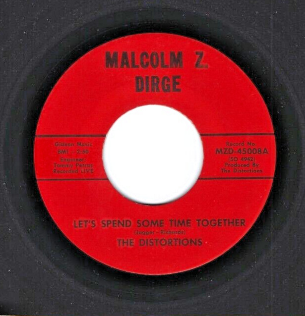 LATE SOUL 45 The Distortions Malcolm Z. Dirge 45008