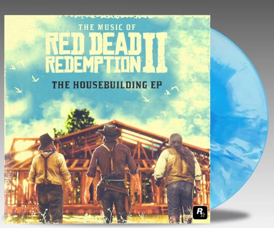 Red Dead Redemption 2 – The Housebuilding – 🔵 Blue Sky EP Vinyl 45RPM – New ✅