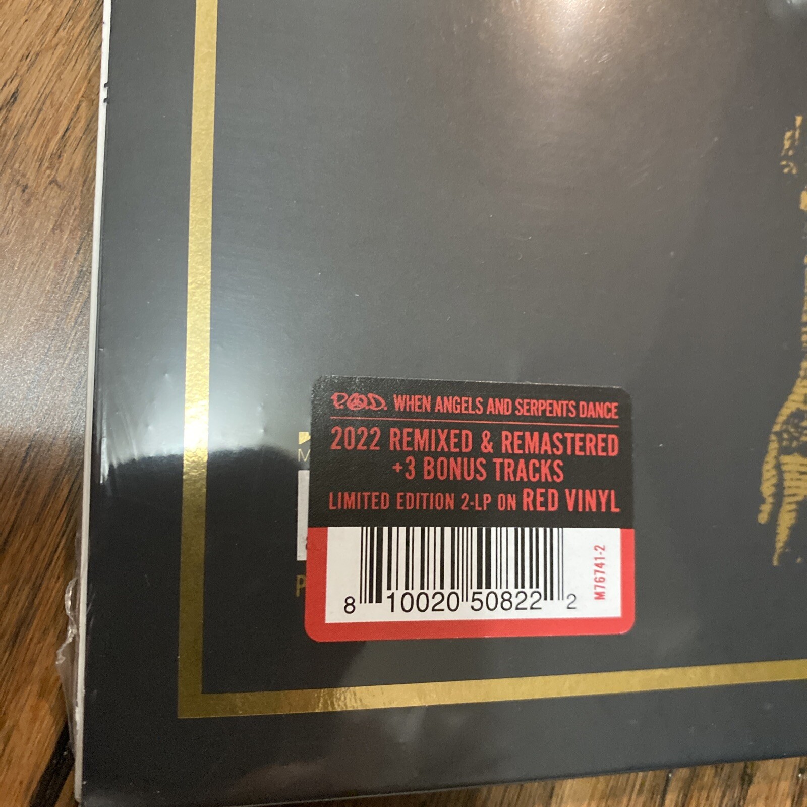 P.O.D. – When Angels & Serpents Dance Limited Edition Clear Red Color Vinyl 2xLP