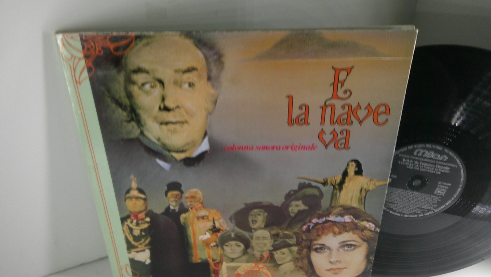 SHIP SAILS ON E La Nave Va gf smtob Milan French press Fellini EX LP