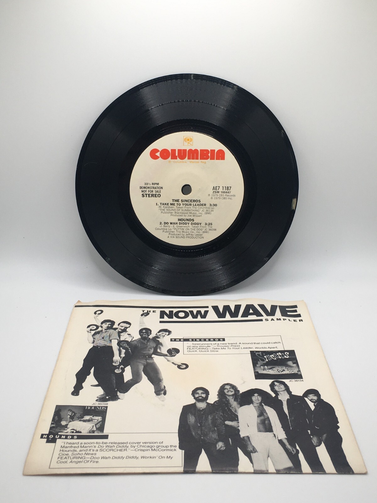 The Sinceros, Take Me To Your Leader ~ 1979 Columbia promo 45