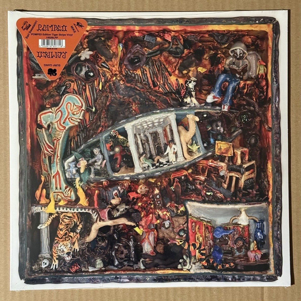 Earl Sweatshirt, MIKE, Surf Gang: Pompeii Utility Tiger Stripe Vinyl 10K GLOBAL