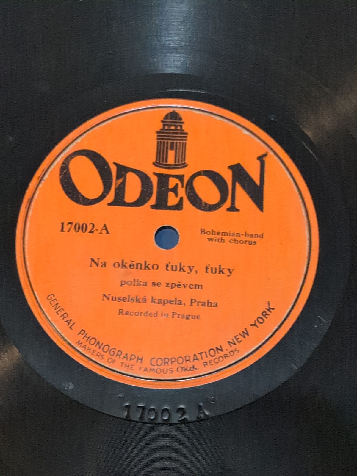 78 RPM Odeon Okeh Lot Of 9 17002-17283 Polka Czech Pochod Double Sided