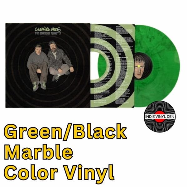 Sleaford Mods – The Demise of Planet X – Green Black Marble Color Vinyl Record