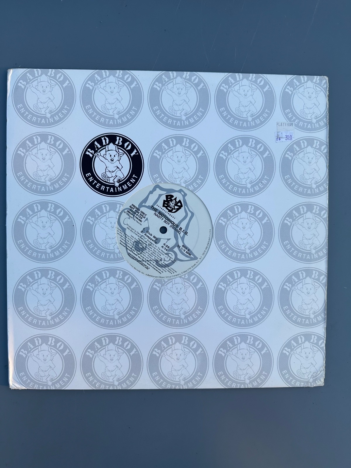 NOTORIOUS B.I.G. NASTY BOY (REMIX) BAD BOY ENTERTAINMENT BBDP9159 US PROMO 12