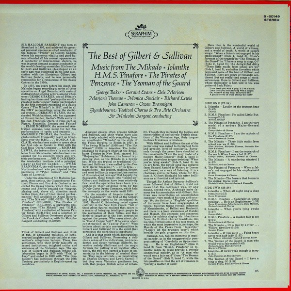 Gilbert & Sullivan, George Baker • John Cameron • Owen Brannigan • Glyndeb