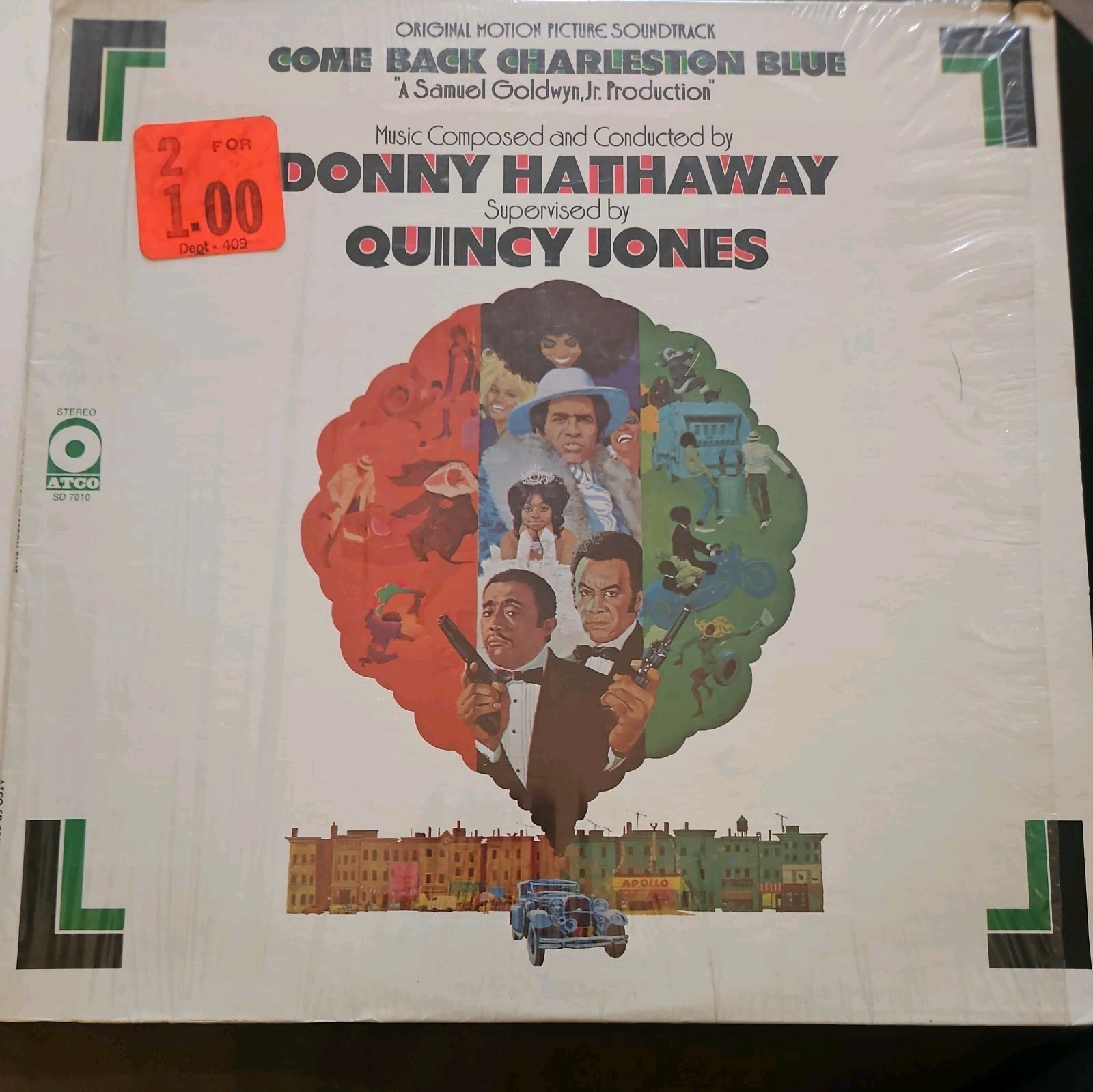 Donny Hathaway & Quincy Jones – Come Back Charleston Blue LP – og shrink