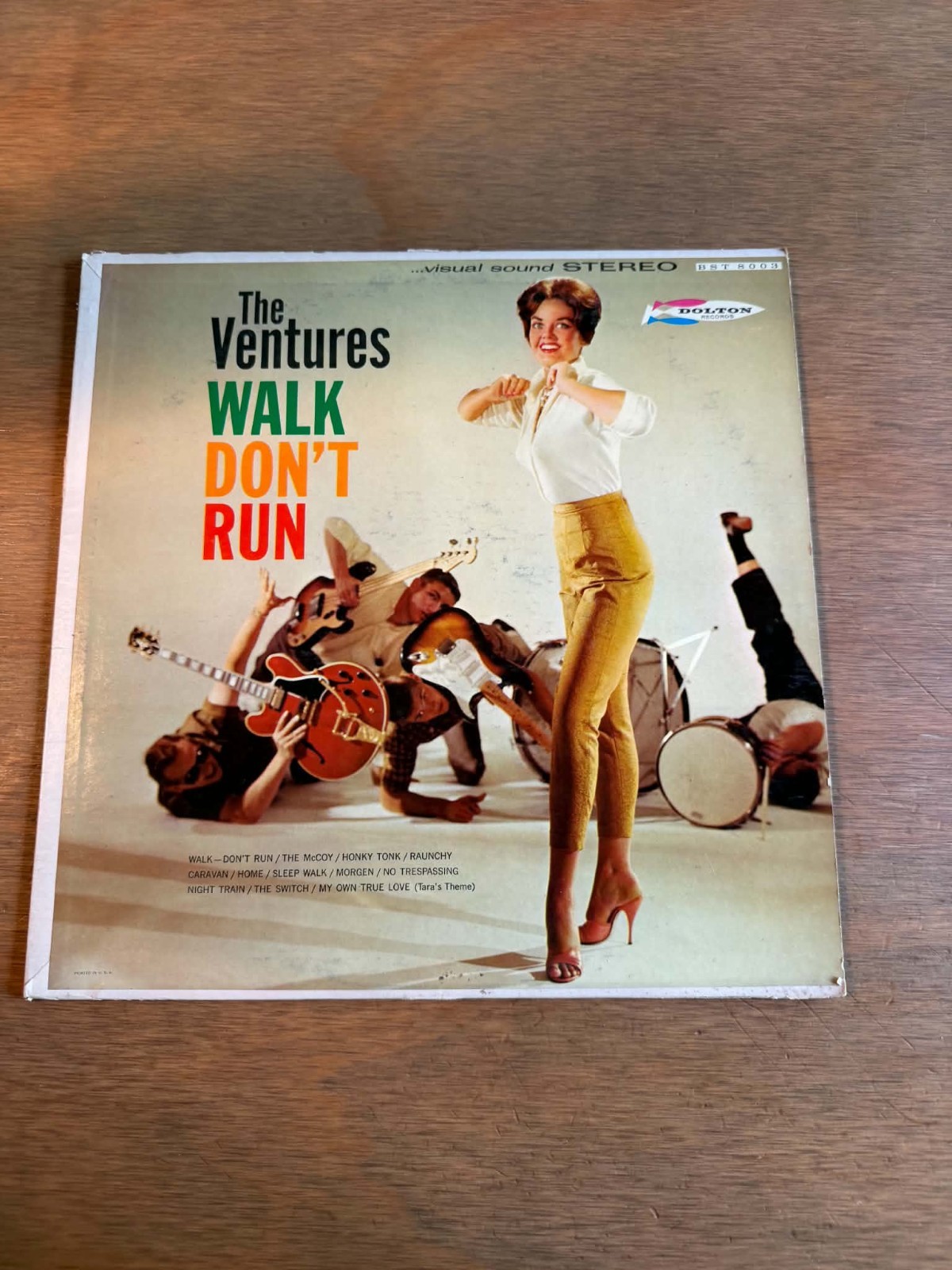 The Ventures Walk Don’t Run LP 1960 BST 8003 Surf Rock Vinyl