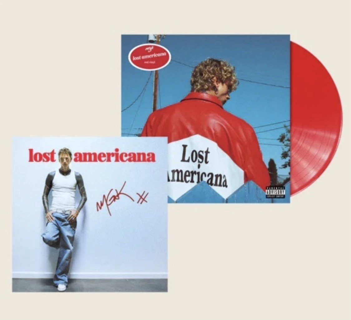 Machine Gun Kelly MGK-SIGNED Lost Americana Brick Red Vinyl-Signed Insert-SEALED