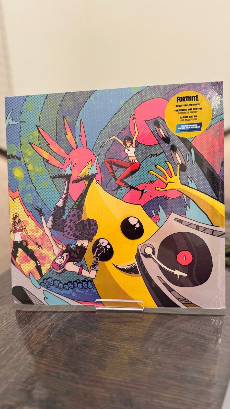 FORTNITE: BEST OF THE LOBBY – Soundtrack, Ltd YELLOW COLOR VINYL LP New & Sealed