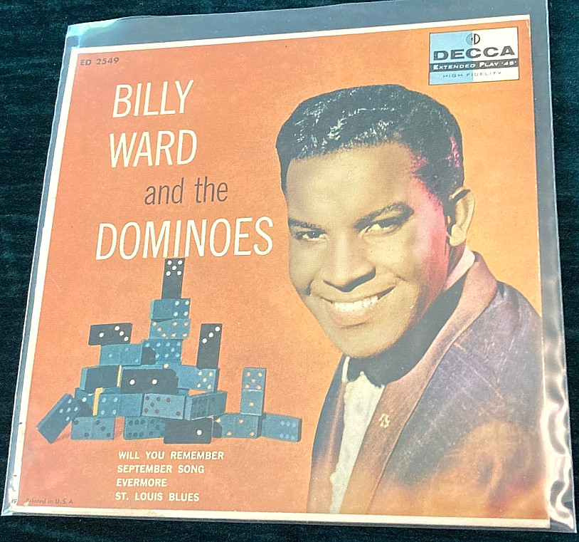 Billy Ward & the Dominoes: Will You… 45 EP Decca ED 2549 VG PICTURE COVER ONLY