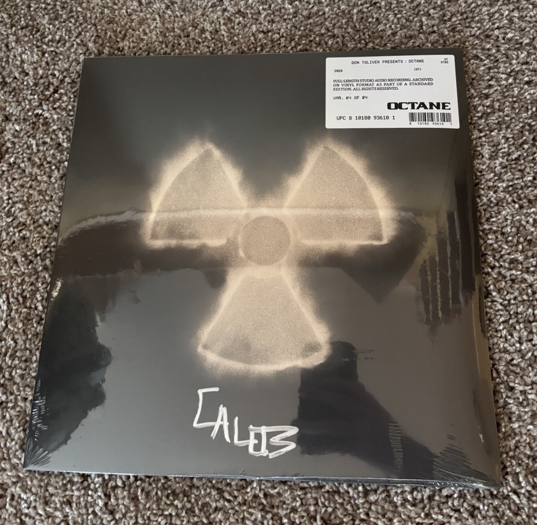 Don Toliver SIGNED Vinyl OCTANE Autographed Cover Var. 04 Nuclear Brand New