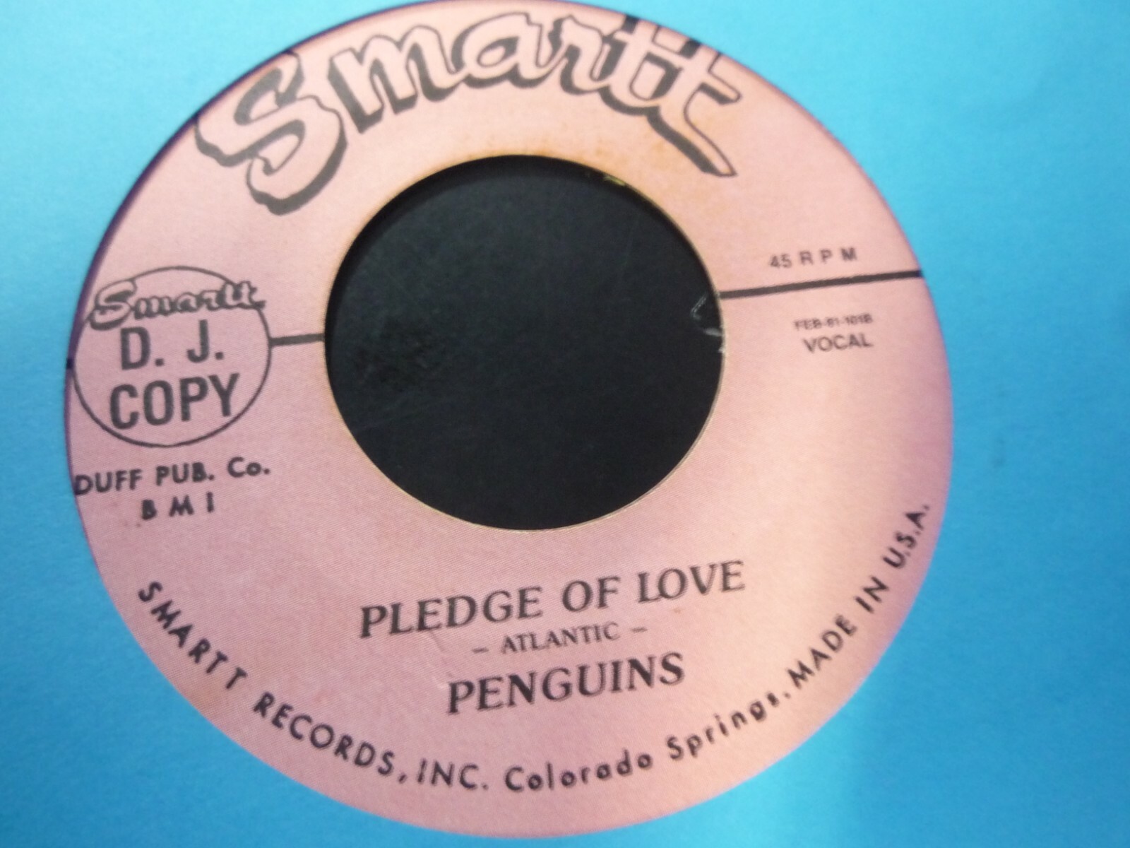 DOO WOP 45 FOUR DOTS PLEADING FOR YOUR LOVE / Penguins-Pledge of Love