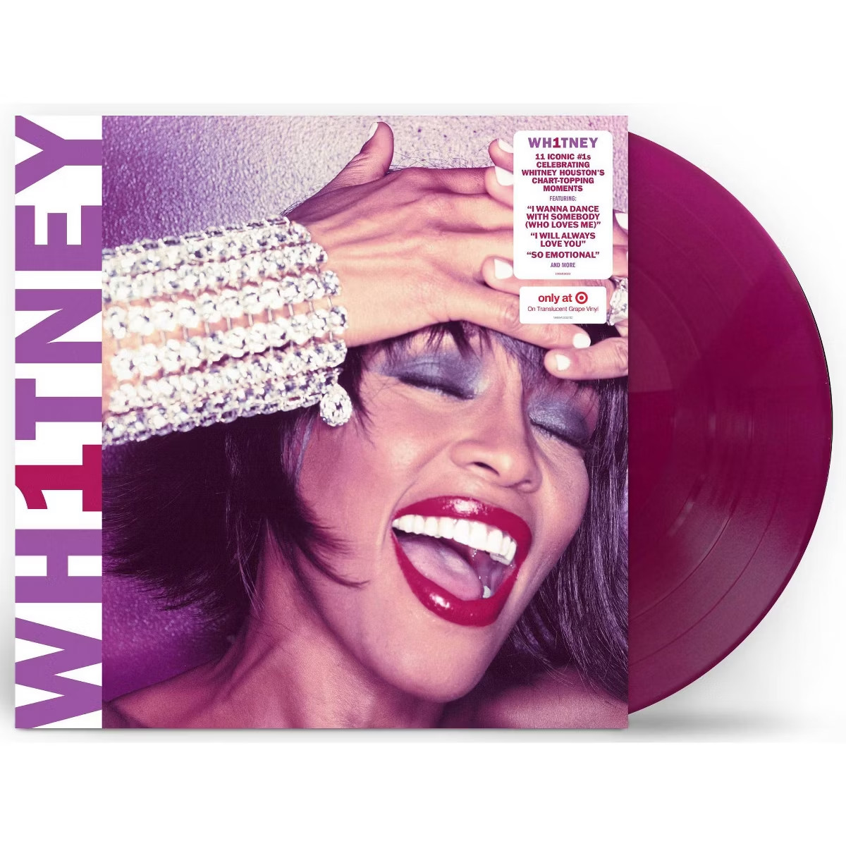 Whitney Houston – WH1TNEY Limited Edition Translucent Grape Vinyl LP