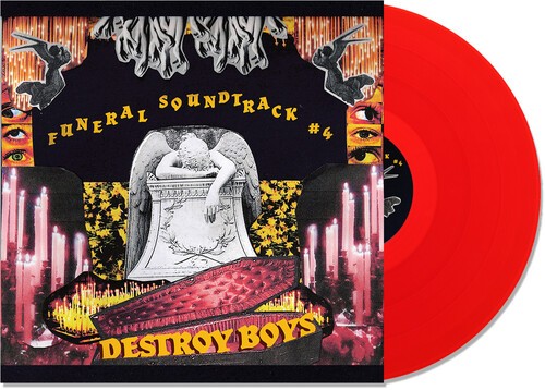 Destroy Boys – Funeral Soundtrack #4 (TRANSPARENT RED VINYL) – PUNK *NEW/COLOR*