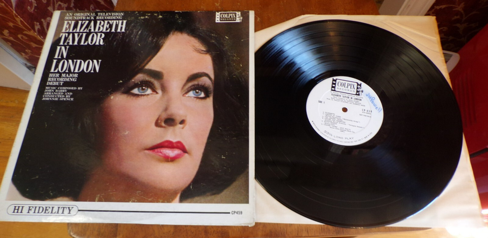 Elizabeth Taylor In London Original TV Soundtrack Recording PROMO LP