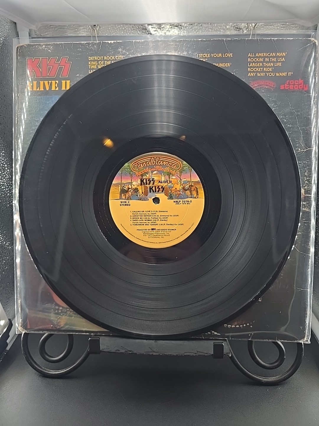 Kiss Alive II 1ST 1977 2LP NBLP 7076 Casablanca US Press G+/G+
