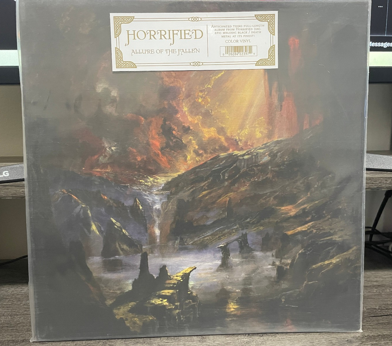 Horrified – Allure of the Fallen Blue W/ Purple Splatter Vinyl LP Death Metal