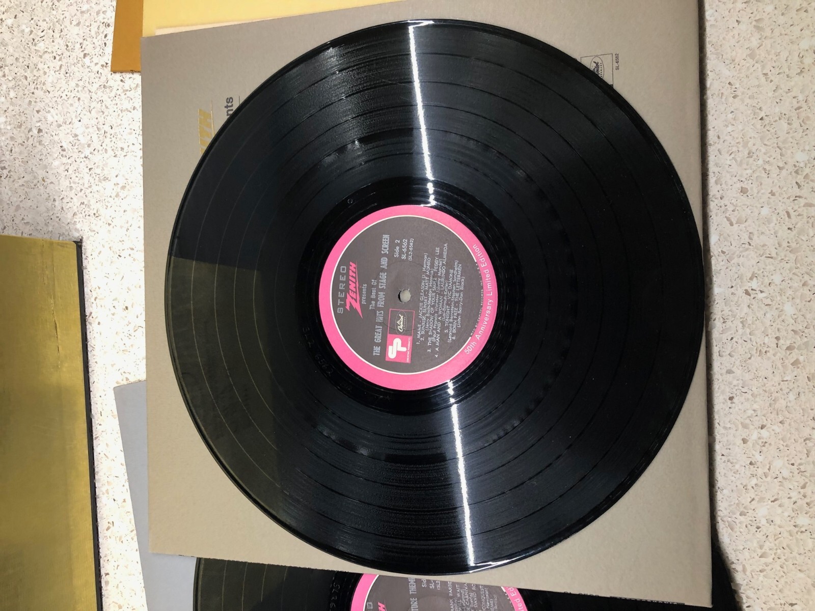 5 Vinyl Records Assorted Artists: Nat King Cole, Jackie Gleason, The Lettermen