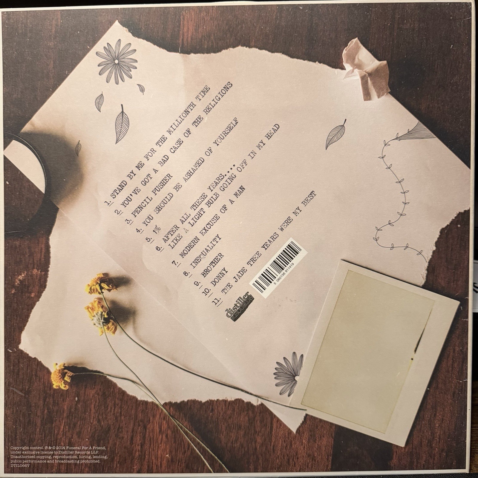 FUNERAL FOR A FRIEND Chapter And Verse Pledge Music Preorder 150 Rare Vinyl UK