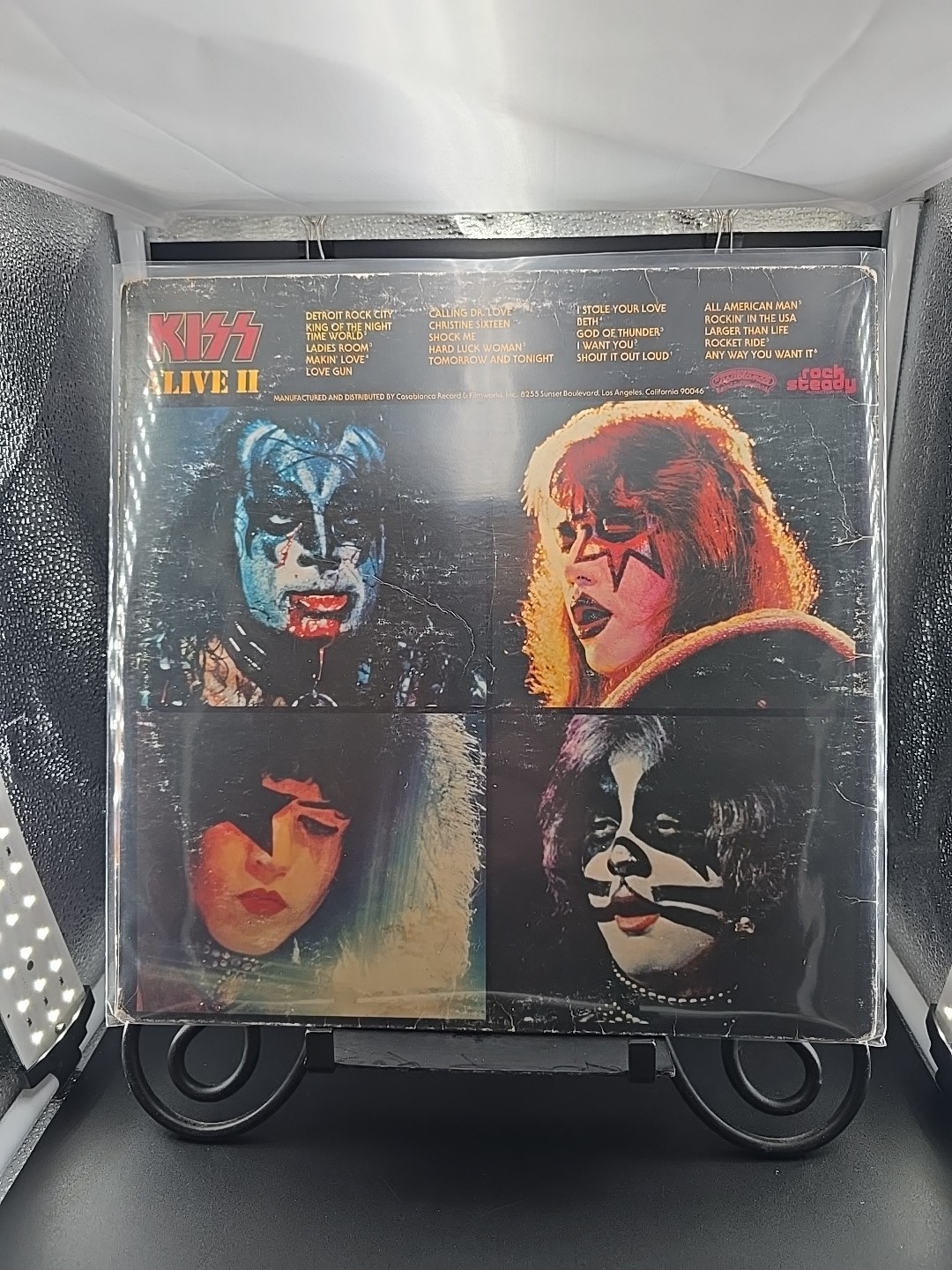 Kiss Alive II 1ST 1977 2LP NBLP 7076 Casablanca US Press G+/G+