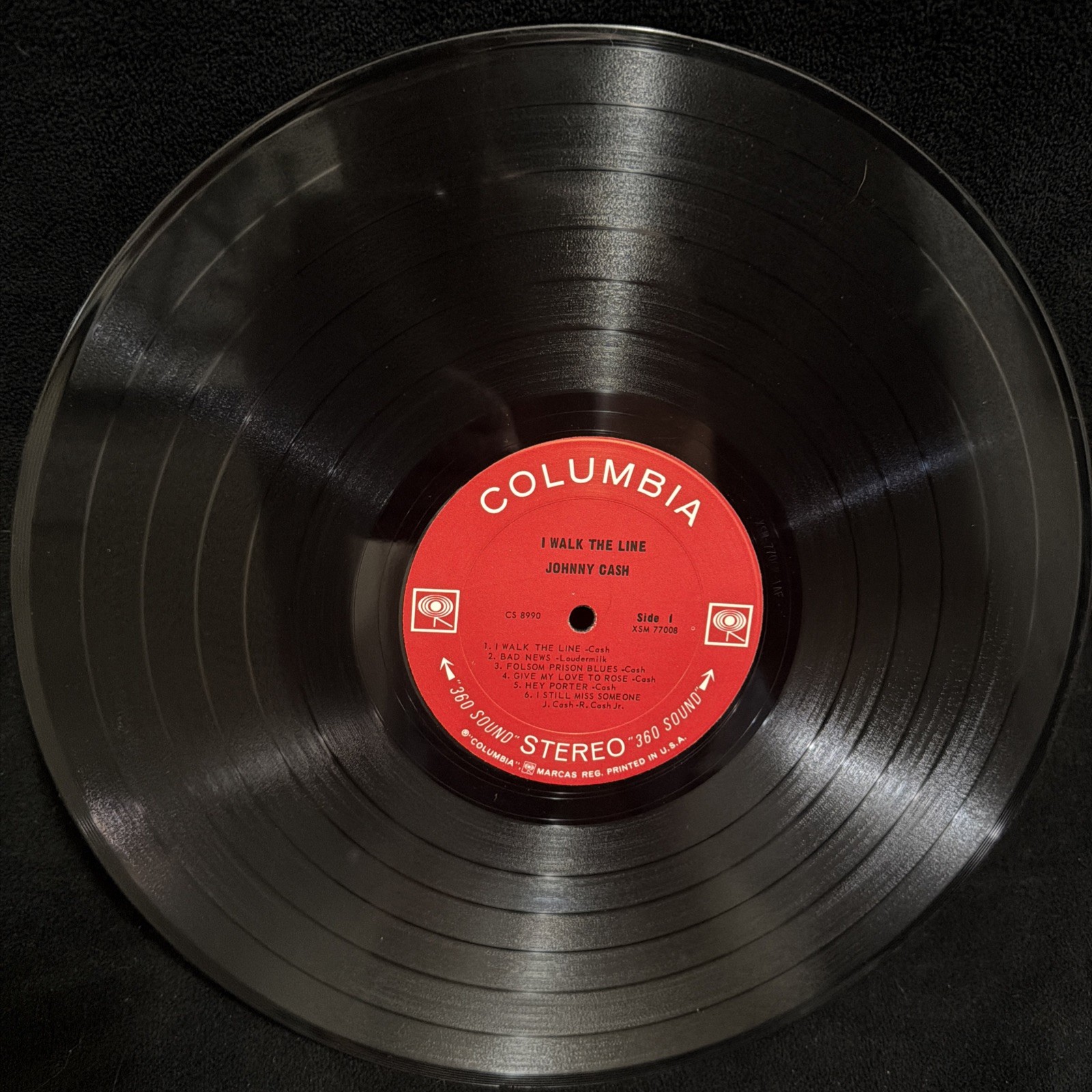 Johnny Cash I Walk The Line LP Vinyl Record CS 8990 Stereo Columbia 360 Sound