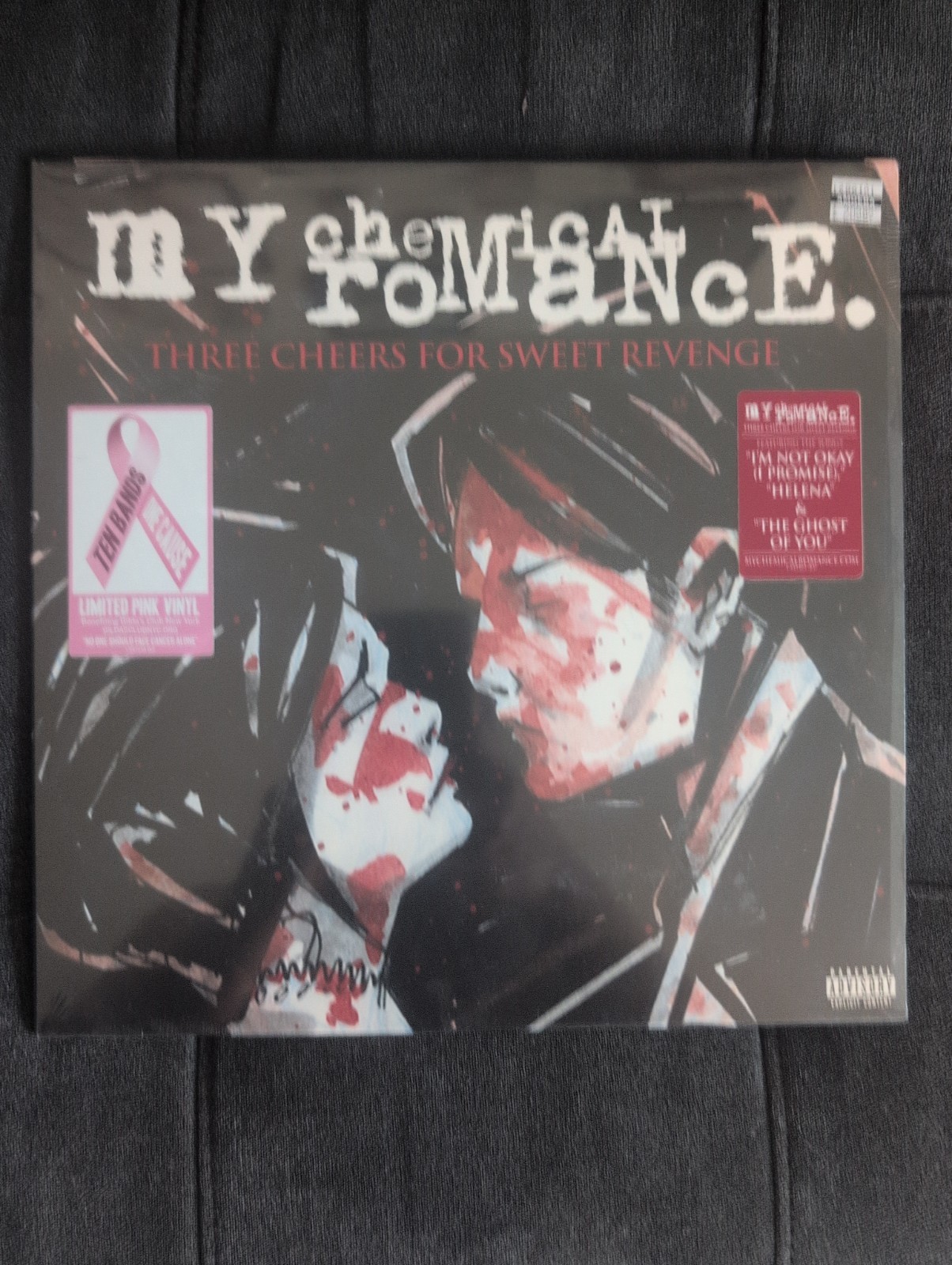 My Chemical Romance Three Cheers for Sweet Revenge LIMITED PINK VINYL RECORD NEW
