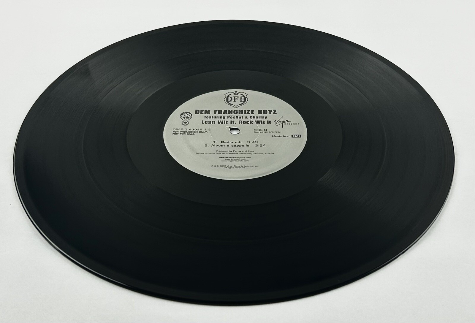 Dem Franchize Boyz – Lean Wit It, Rock Wit It 2006 Unplayed 12” Vinyl Record NM