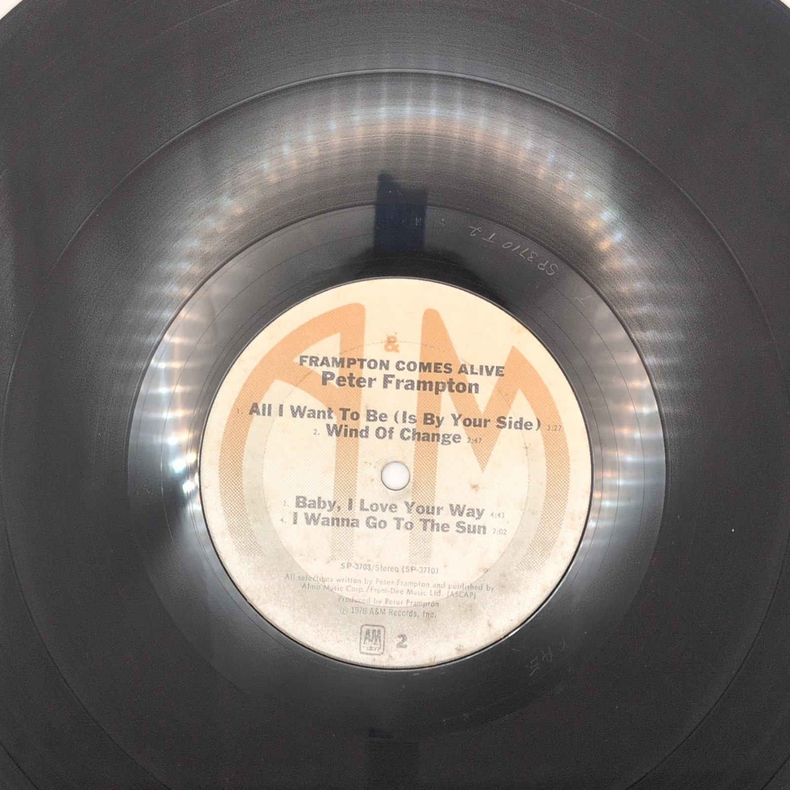Peter Frampton Frampton Comes Alive! 2LP A&M Records 1976 Rock 12″ 33 RPM