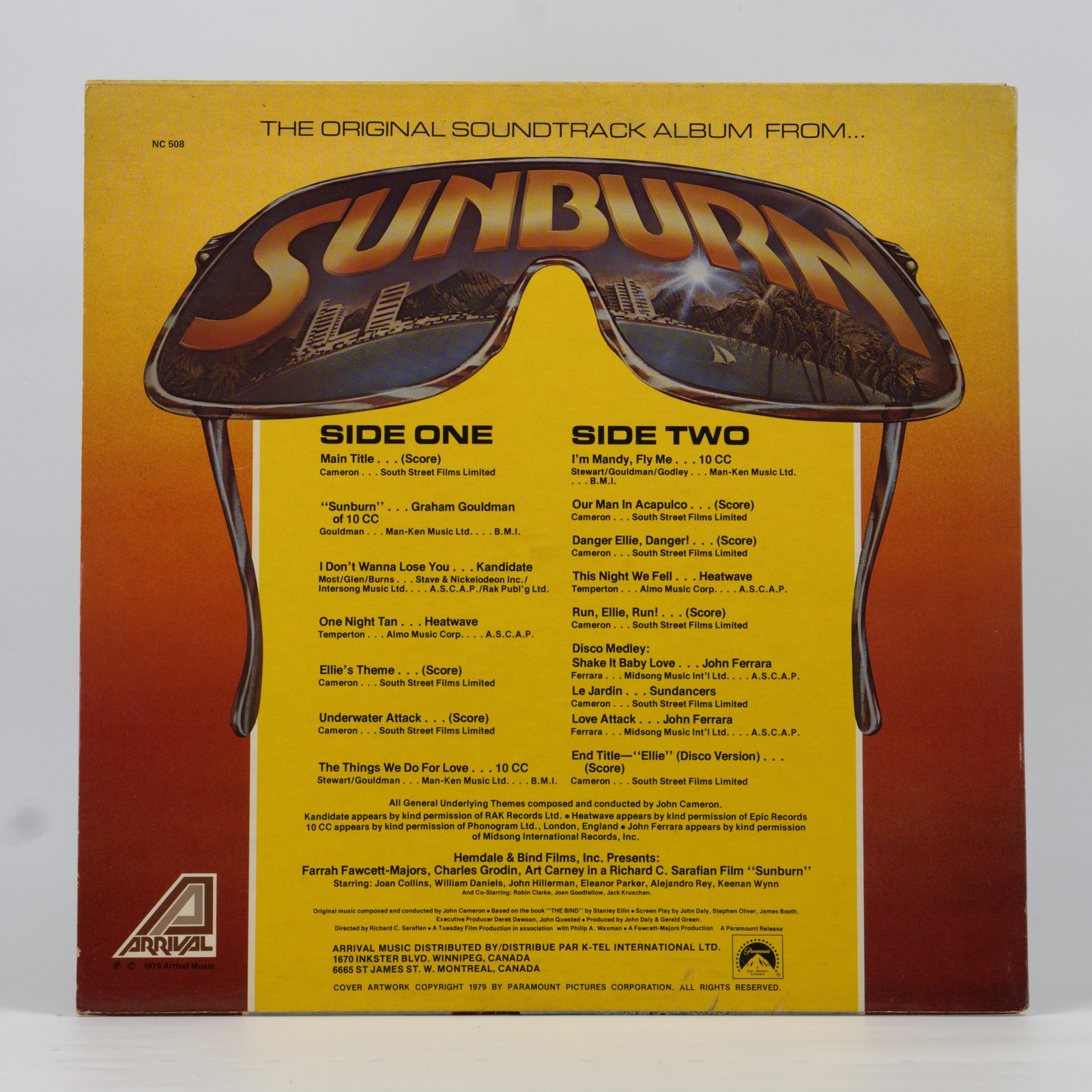 Various, John Cameron – Sunburn LP NM 1979 NC508