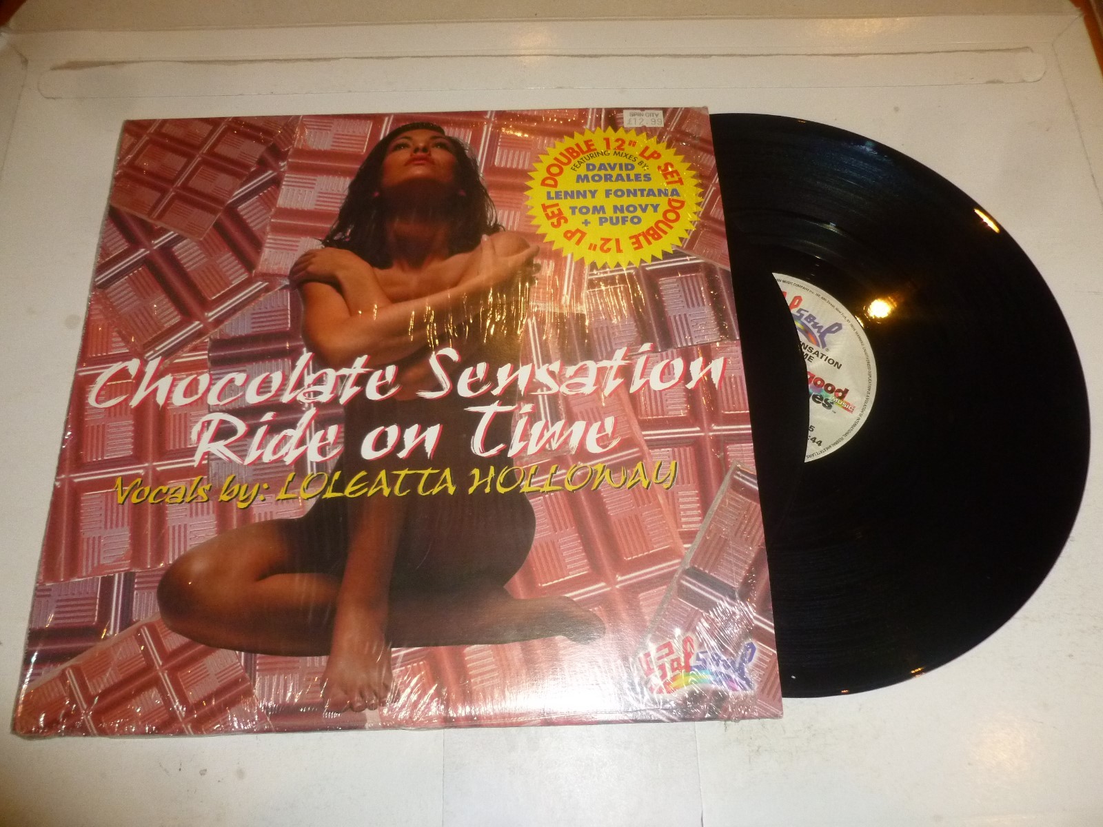 CHOCOLATE SENSATION – Ride on time – 2000 US 9-track Double 12″ Vinyl Single