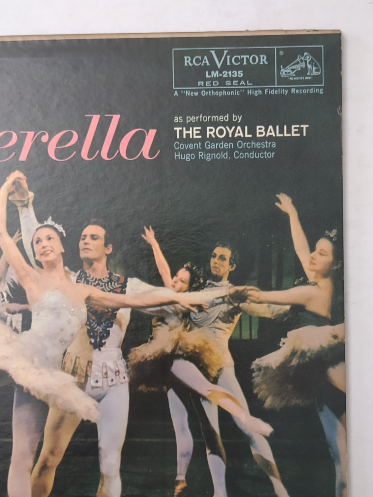 Prokofieff Cinderella The Royal Ballet vinyl record RCA Victor LM-2135 Tested