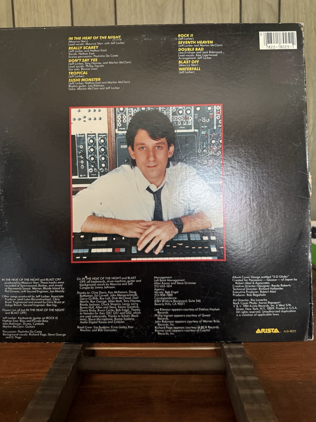 Jeff Lorber: In the Heat of the Night vinyl LP VG 1984 Arista AL 8-8025