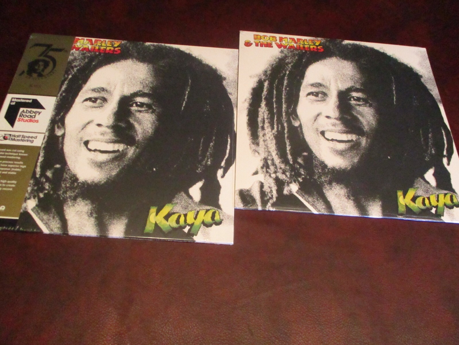Kaya by Bob Marley AUDIOPHILE 1/2 SPEED MASTERED LP + 180 GRAM COMPARISON LP SET