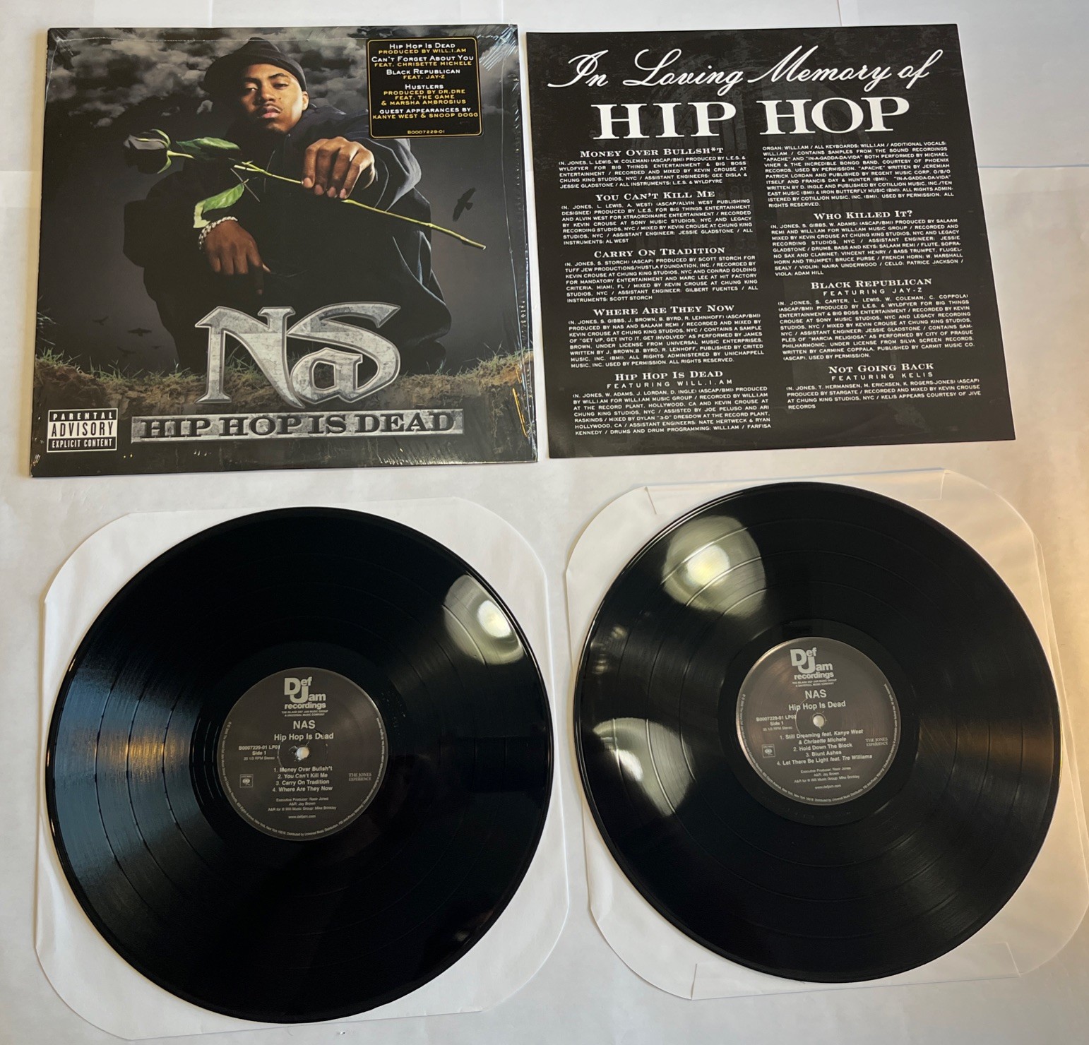 NAS Hip Hop Is Dead 06’ Vinyl 2LP In Shrink Jay-Z Snoop Dogg The Game Kanye West