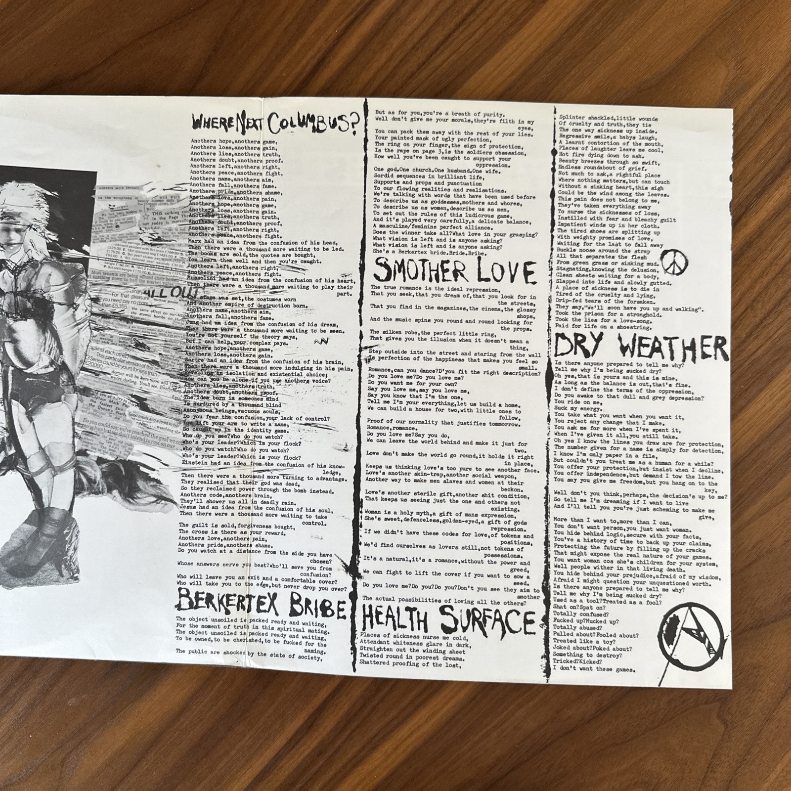Crass, Penis Envy. Crass Records, 321984/1. RE. £3.00- made in France. EX