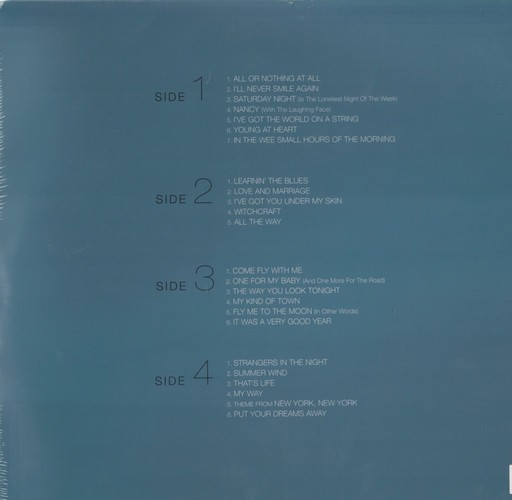 Sinatra – Ultimate – Frank Sinatra 2 LP Solid Blue Vinyl Target Only New Sealed