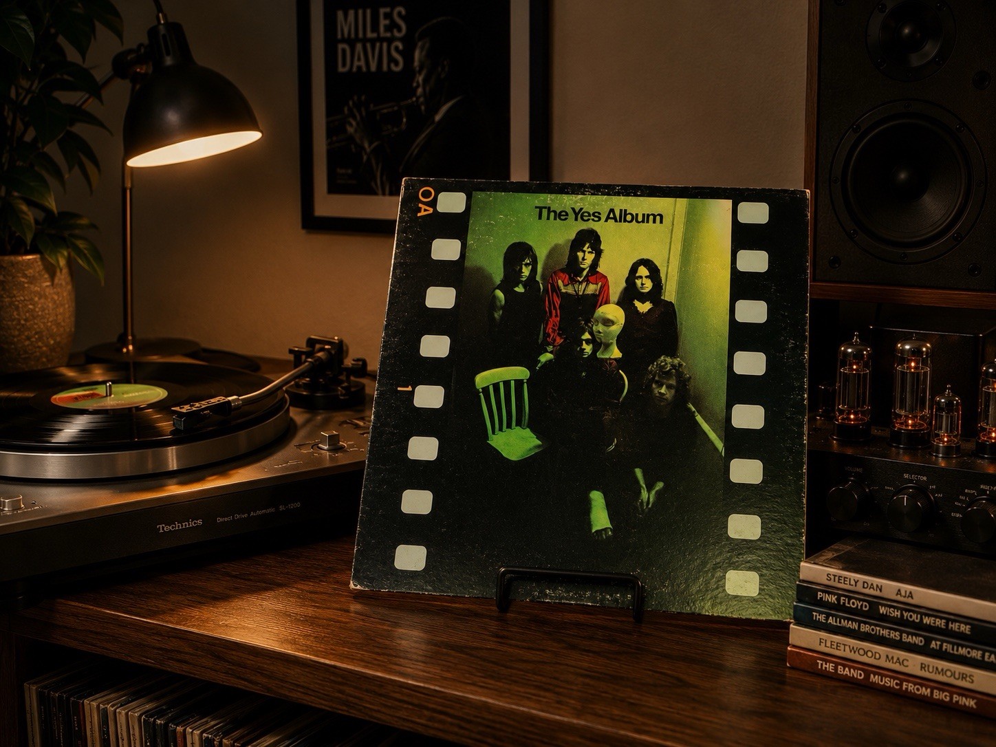 Yes Album Vinyl – SD 8283 – Green Insert – Atlantic Gatefold