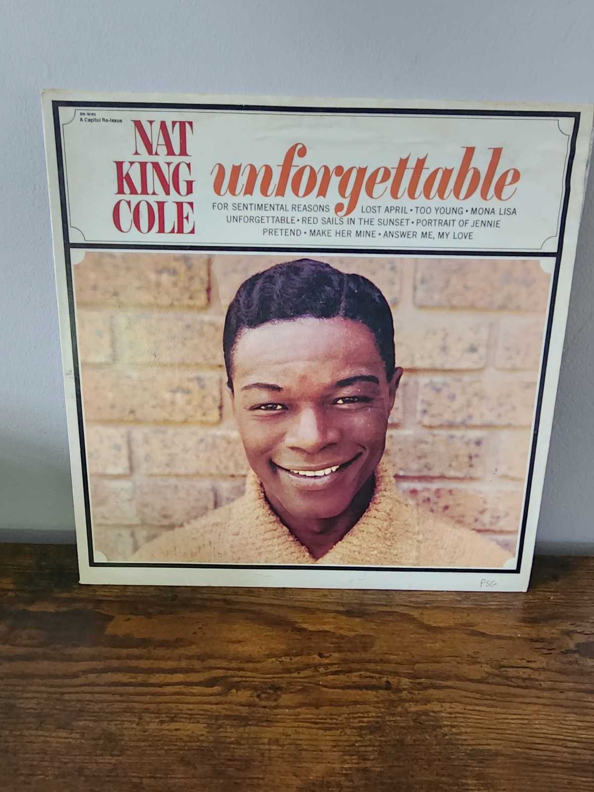 Nat King Cole Unforgettable LP Vinyl Album Reissue