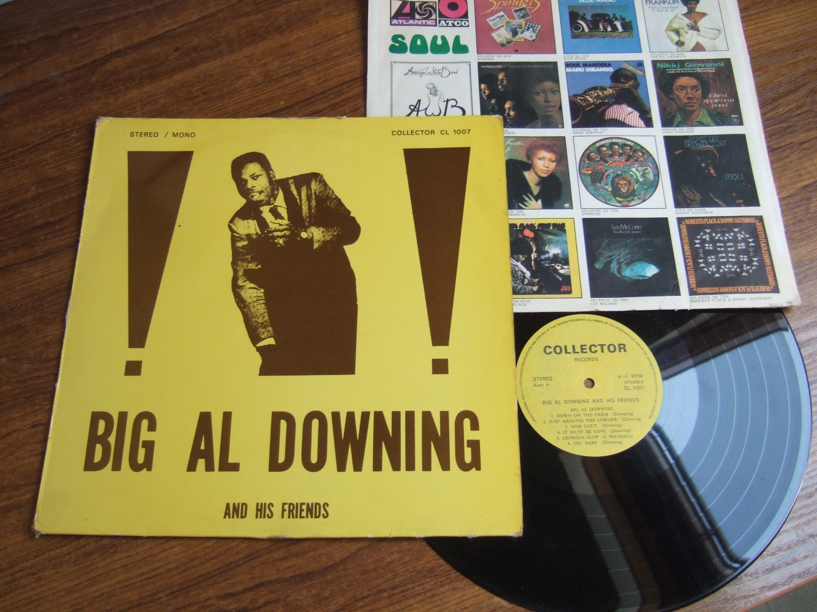 BIG AL DOWNING AND HIS FRIENDS – HOLLAND LP + ORIG. INNER COLLECTOR CL 1007 EX