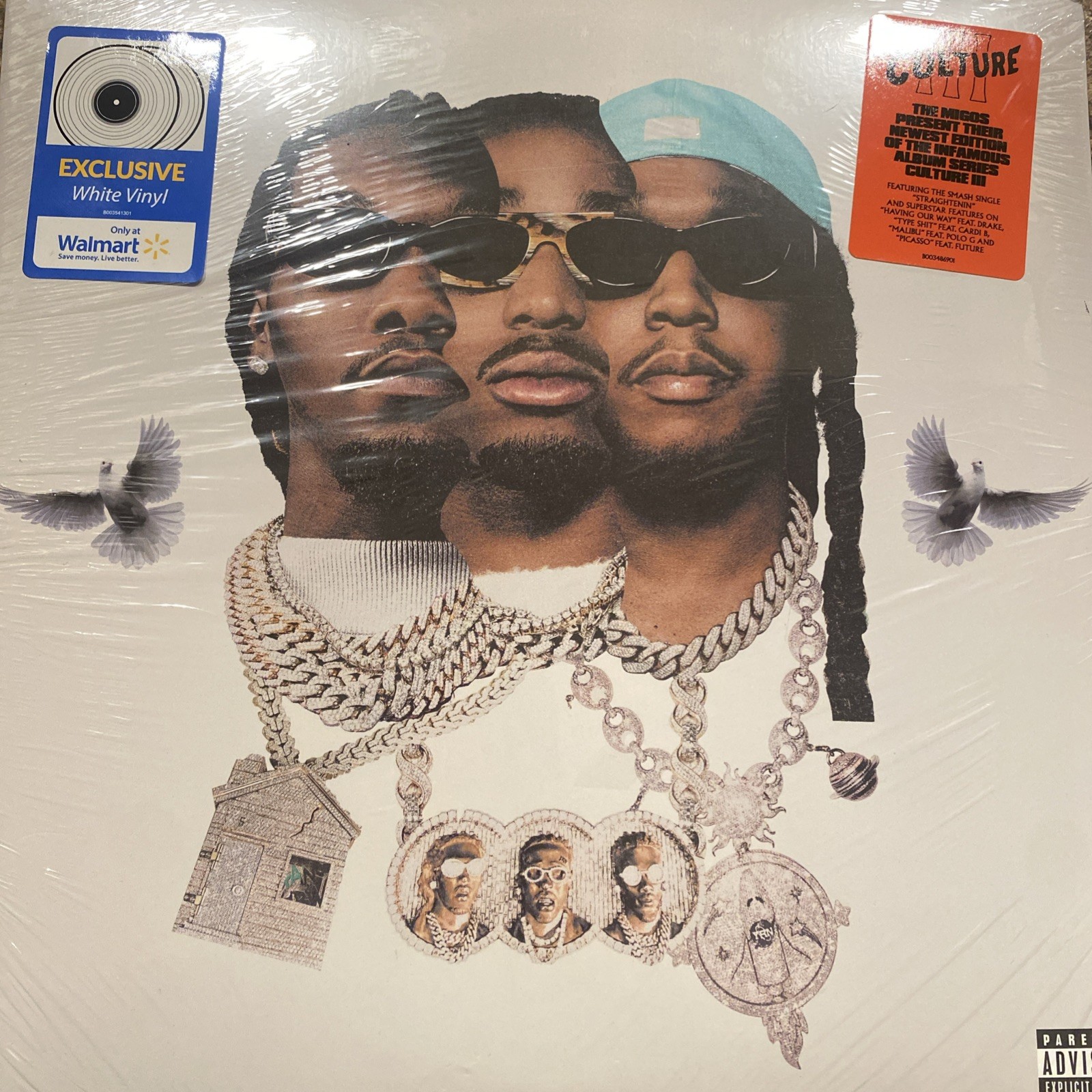 MIGOS – “CULTURE III” – BRAND NEW VINYL GATEFOLD RECORD 2LP SET 2021 Sealed!