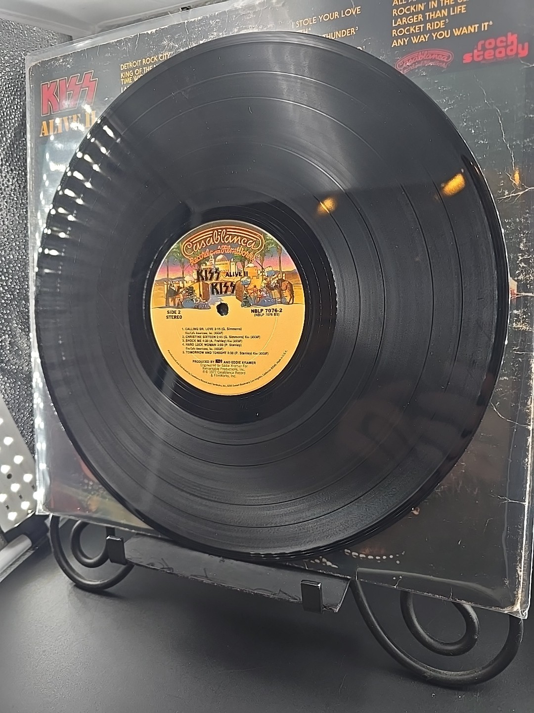 Kiss Alive II 1ST 1977 2LP NBLP 7076 Casablanca US Press G+/G+