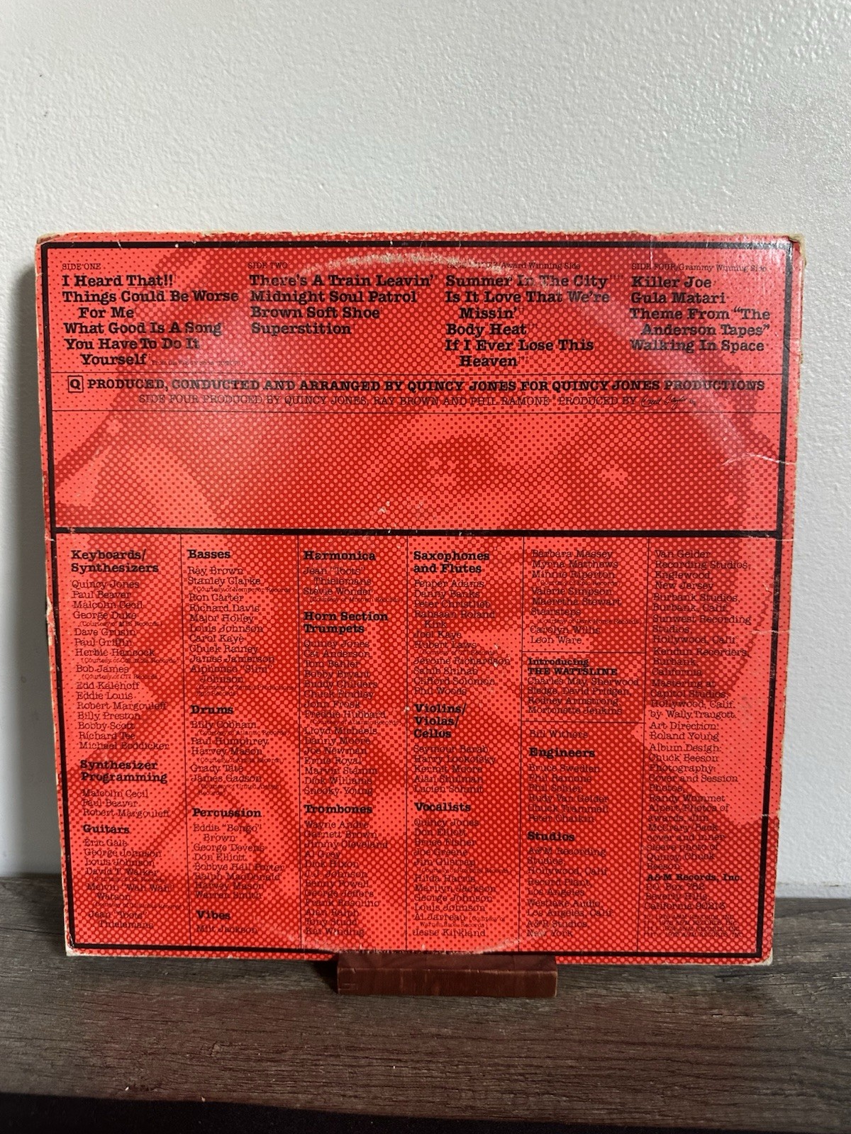 Vintage QUINCY JONES (I HEARD THAT) 1976 2X LP VINYL ALBUM – A&M Records