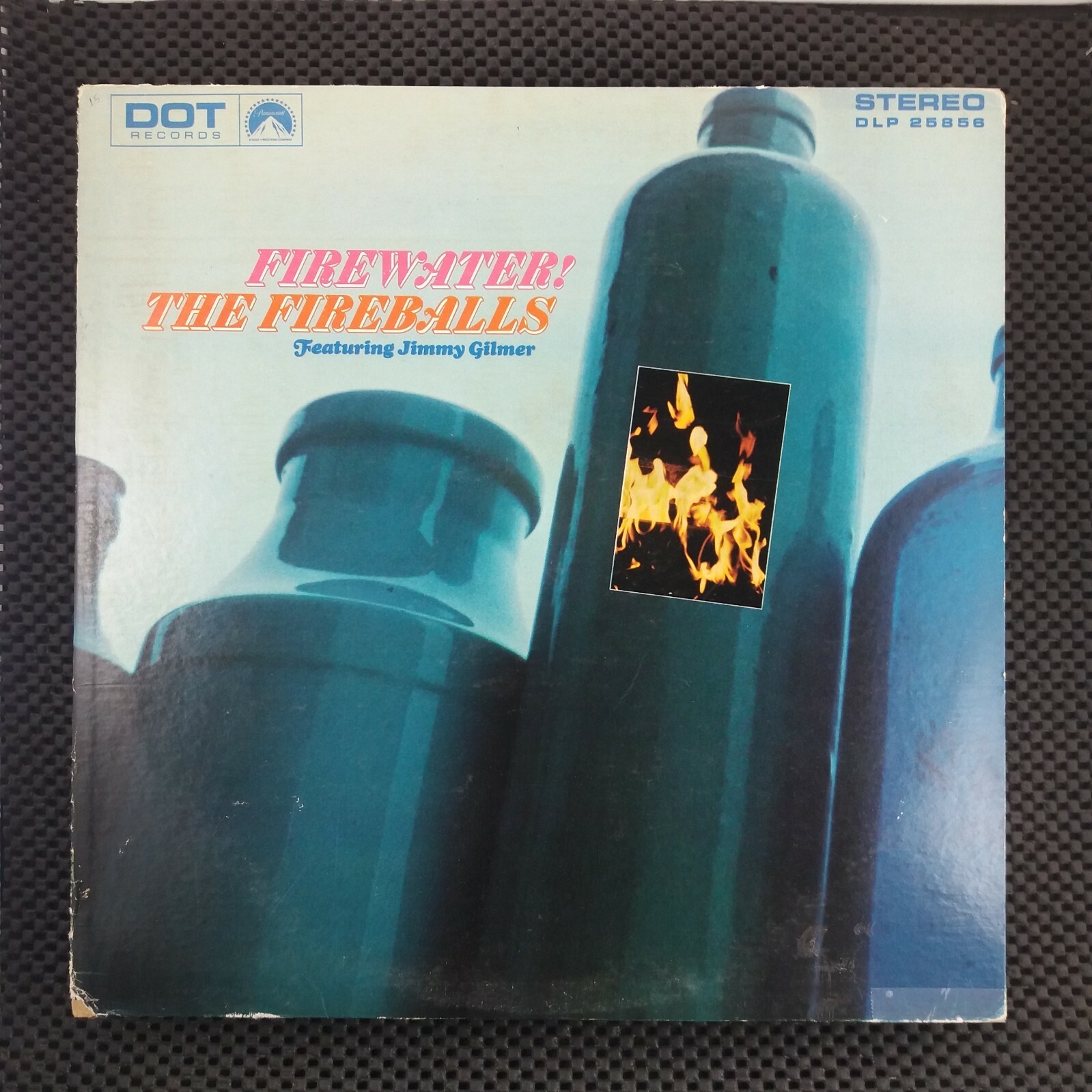 JACKET ONLY NO ALBUM The Fireballs Featuring Jimmy Gilmer – Firewater!