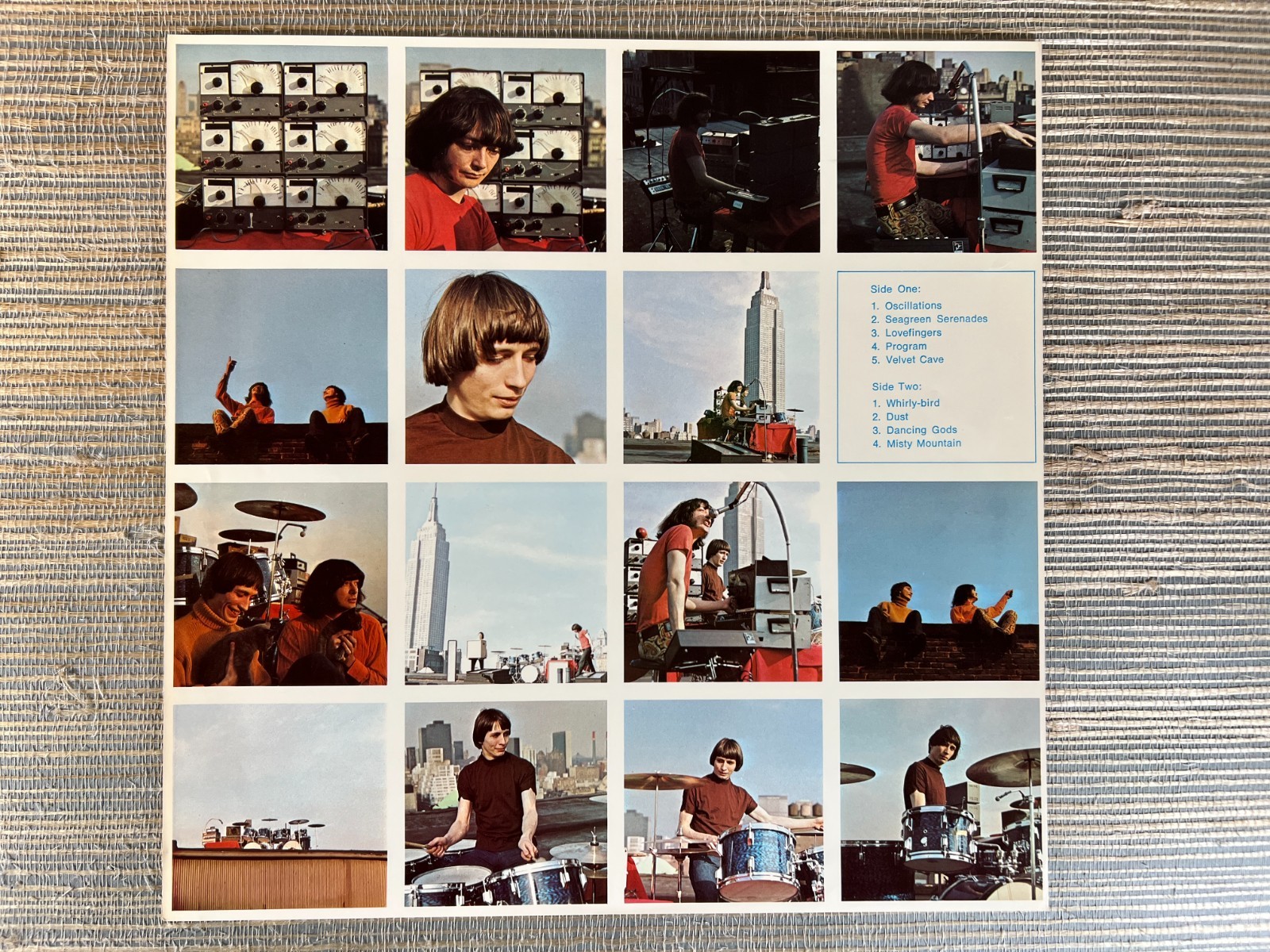 Silver Apples – s/t Signed Promo LP 1968 Kapp KS-3562 Stereo with Insert Poster