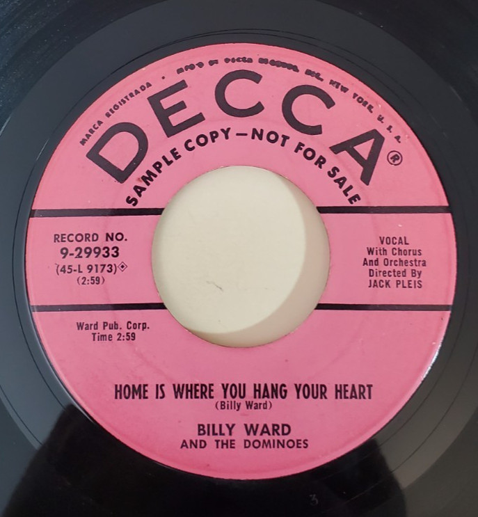 Billy Ward and the Dominoes ST. THERESA OF THE ROSES (PROMO 45) #29933